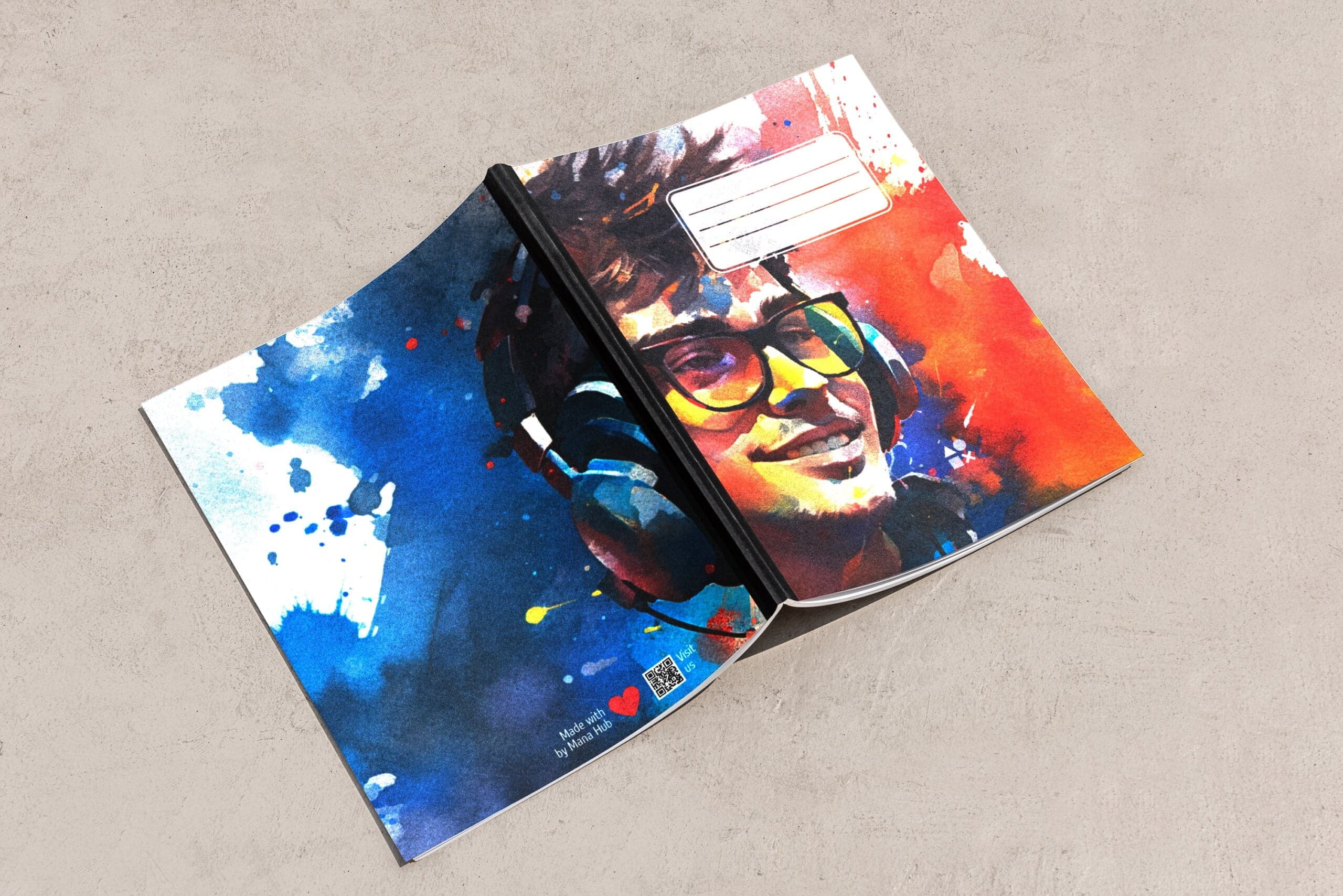 Composition Notebook Mockup