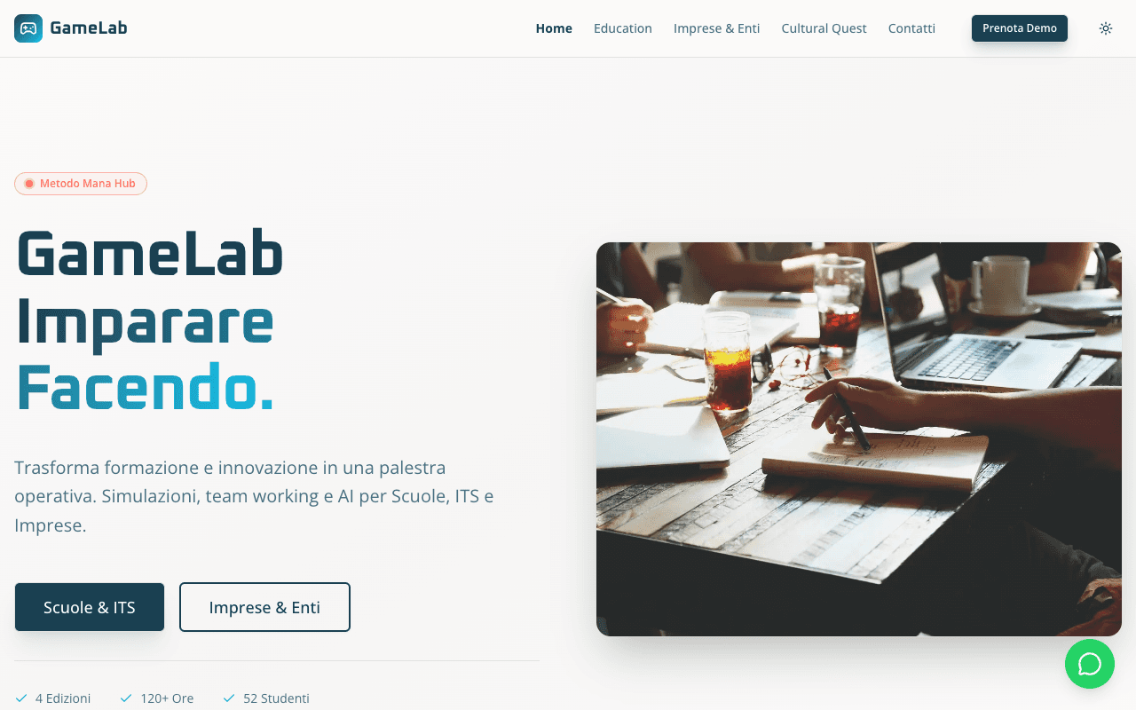 Sito Web GameLab