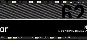 Lexar NM620 SSD 512GB, M.2 2280 PCIe Gen3x4 NVMe 1.4 SSD
