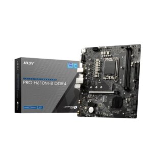 MSI PRO H610M-B DDR4, Scheda Madre Micro-ATX – Supporta