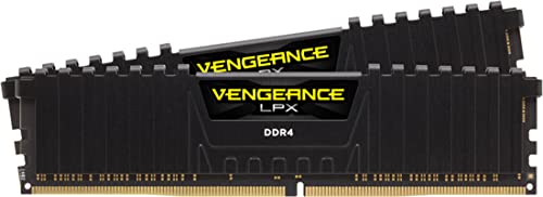 Corsair Vengeance LPX Memorie per Desktop a Elevate Prestazioni, 16 GB (2 X 8 GB), DDR4, 3200 MHz, C16 XMP 2.0, Nero, 288-pin DIMM