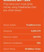 SteelSeries Rival 3 – Mouse da gioco, sensore ottico TrueMove Core da 8500 CPI, 6 pulsanti programmabili, pulsanti a grilletto diviso