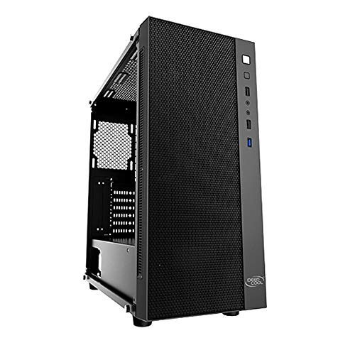 DeepCool Matrexx 55 Mesh Case ATX per PC Gaming Front Panel Mesh 0.6MM SPCC 3*USB3.0/2.0 Pannello Laterale in Vetro Temperato (AxPxL 480x440x210 mm)