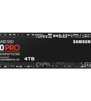 SAMSUNG Memorie MZ-V9P4T0B 990 PRO SSD Interno da 4TB, compatibile con Playstation 5, PCIe NVMe M.2