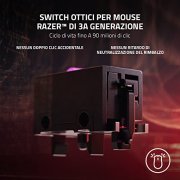 Razer Viper V2 Pro Mouse da Gioco Wireless E-Sport Ultraleggero da 58 grammi (Sensore Ottico da 30K DPI, Tecnologia Wireless HyperSpeed, Interruttori per mouse Ottico Gen-3, Opzioni 5 DPI) Nero