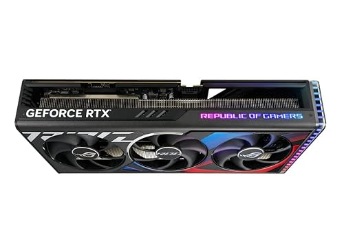 ASUS ROG Strix NVIDIA GeForce RTX 4090 Scheda Grafica Gaming, OpenGL 4.6, 24 GB GDDR6X, PCIe 4.0, HDMI 2.1a, DisplayPort 1.4a, GPU Tweak III, Nero